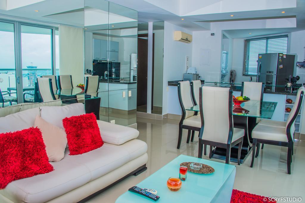 De Lujo-Palmetto Eliptic Playa Panoramico Lejlighed Cartagena Eksteriør billede